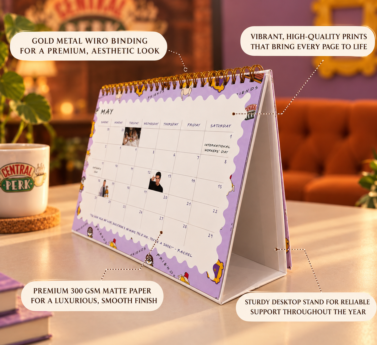 Friends - Desk Calendar 2027
