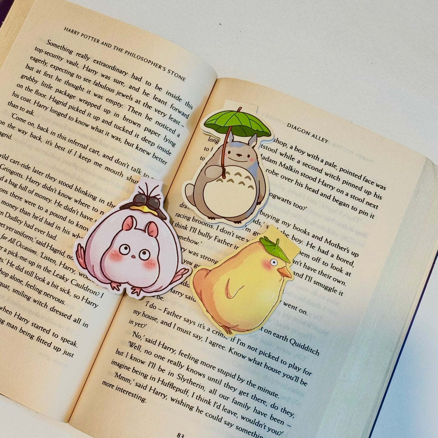 Ghibli Magnetic Bookmarks - set of 3
