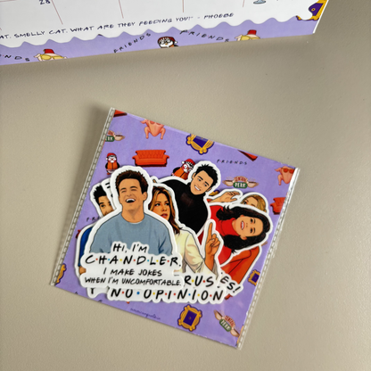 Friends Characters - Set of 6 Stickers