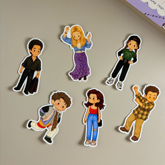 Friends Chibbi Stickers