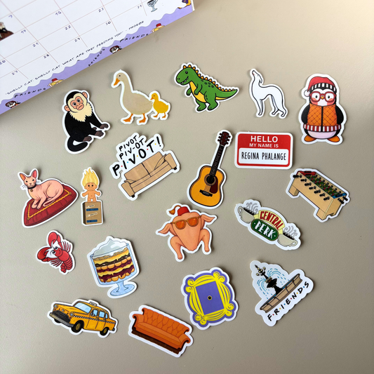 Friends Collectibles - 20 Sticker Set