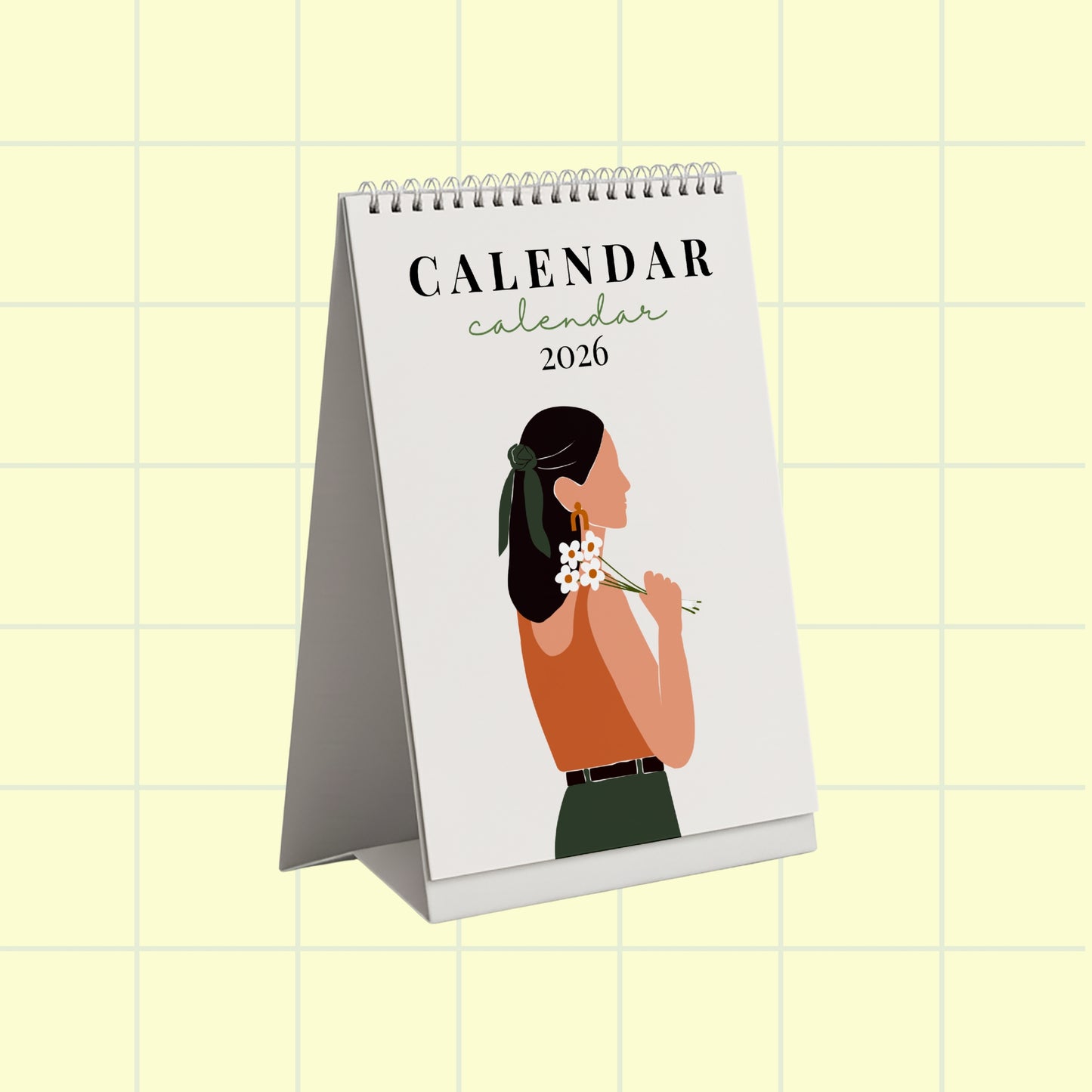 Boho Illustration Calendar 2026