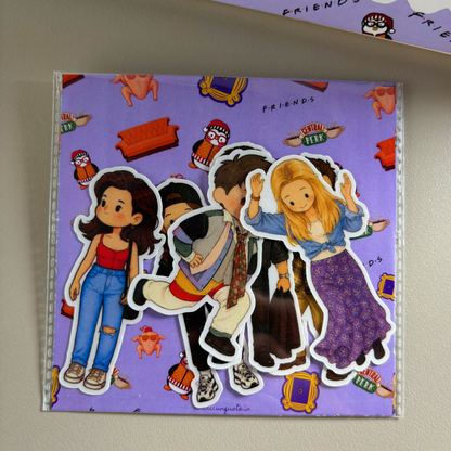 Friends Chibbi Stickers