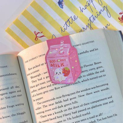 BOO-BERRY Milk Magnetic Bookmark