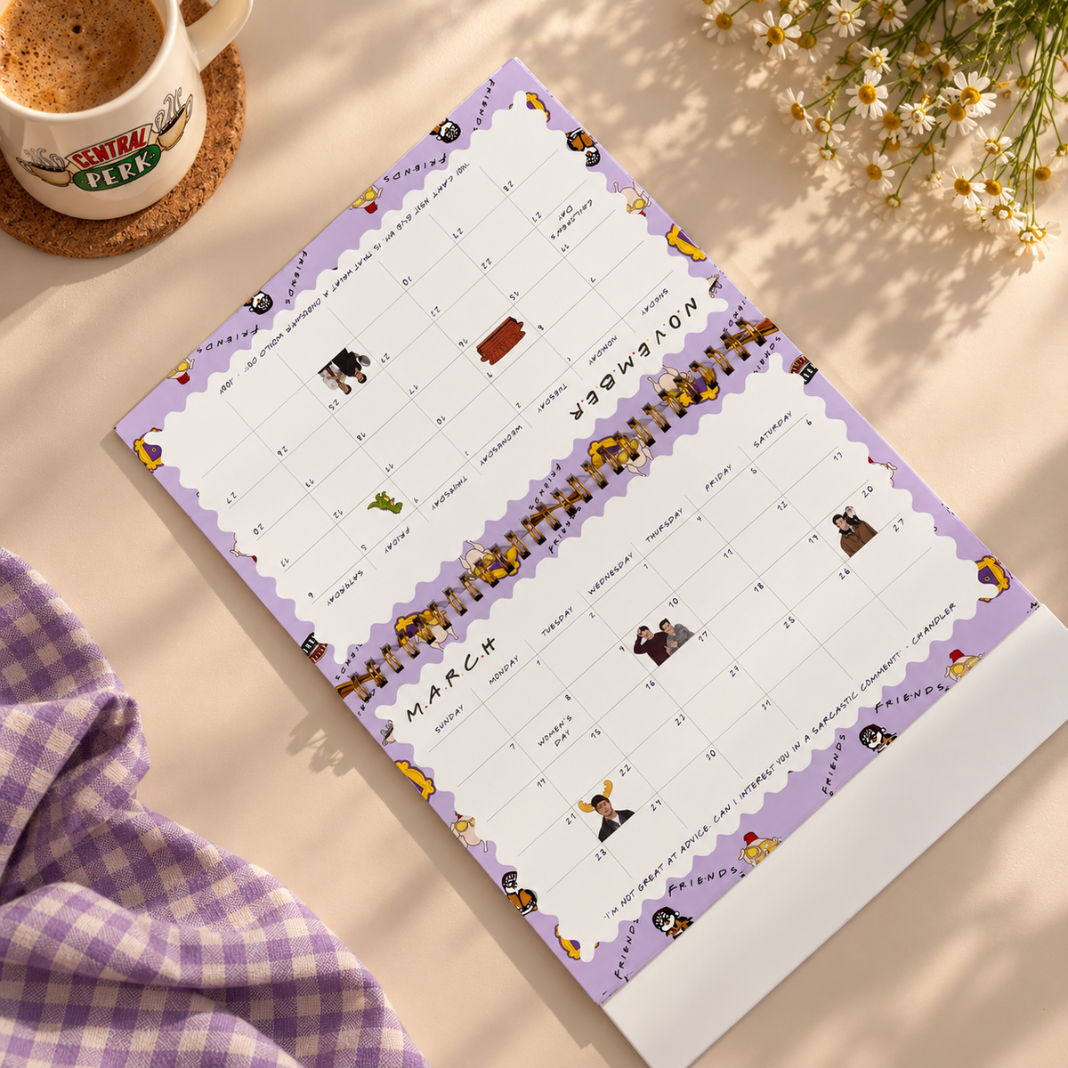 Friends - Desk Calendar 2027
