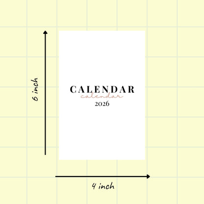 Studio Ghibli 2026 Calendar Posters - 4x6 inches