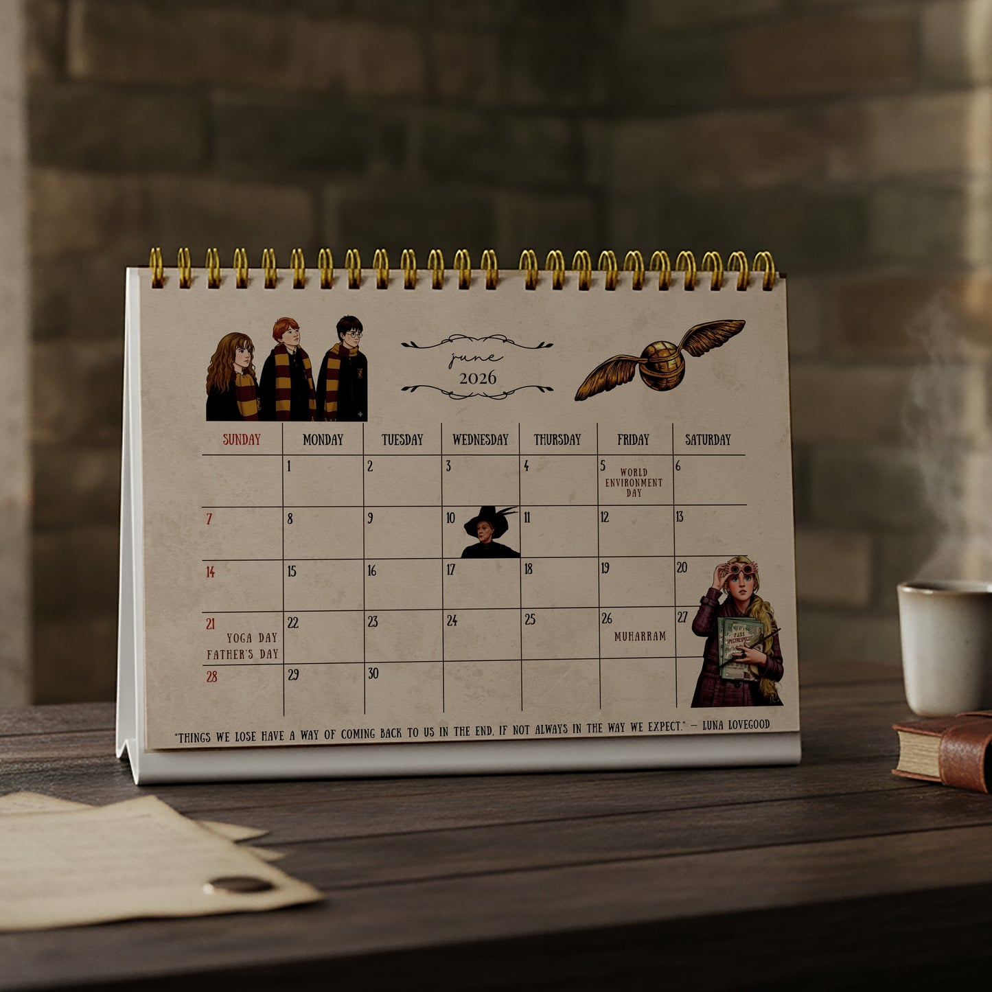 Harry Potter Calendar 2026