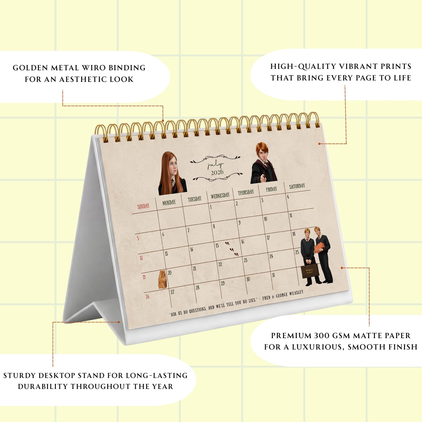 Harry Potter Calendar 2026