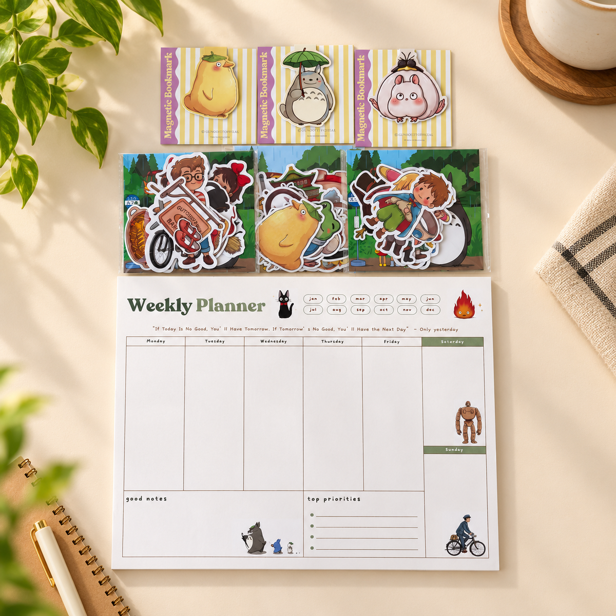 Ghibli Planner Combo