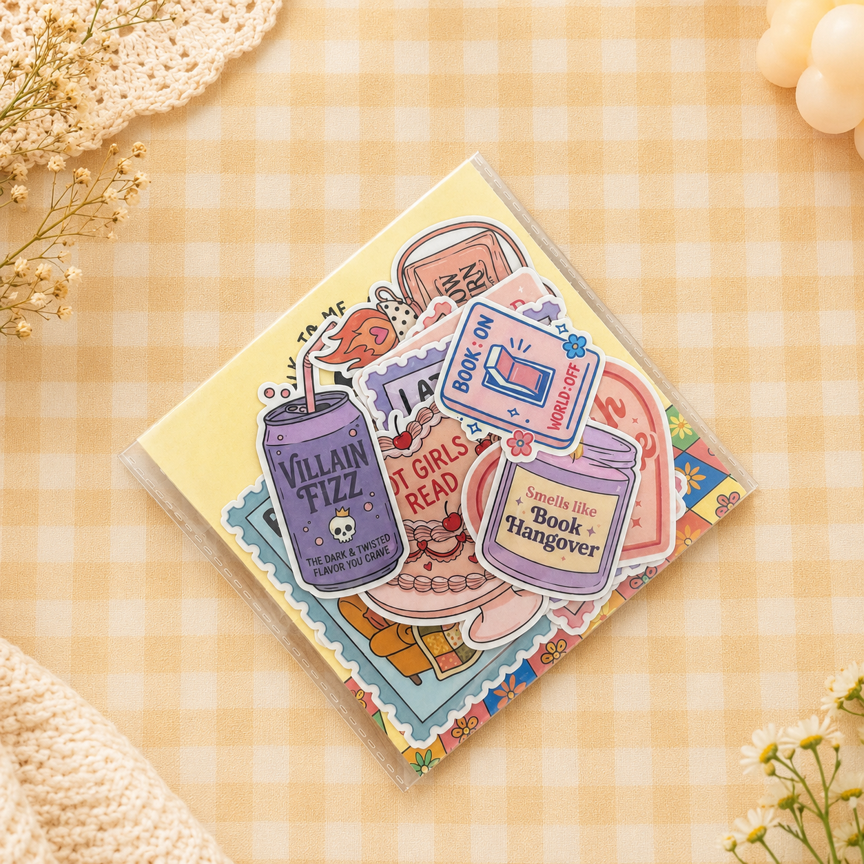 Bookish Girl Sticker Pack