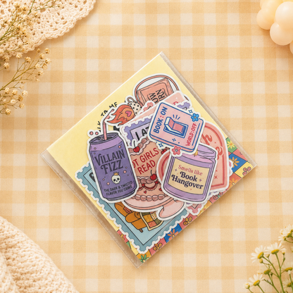 Bookish Girl Sticker Pack