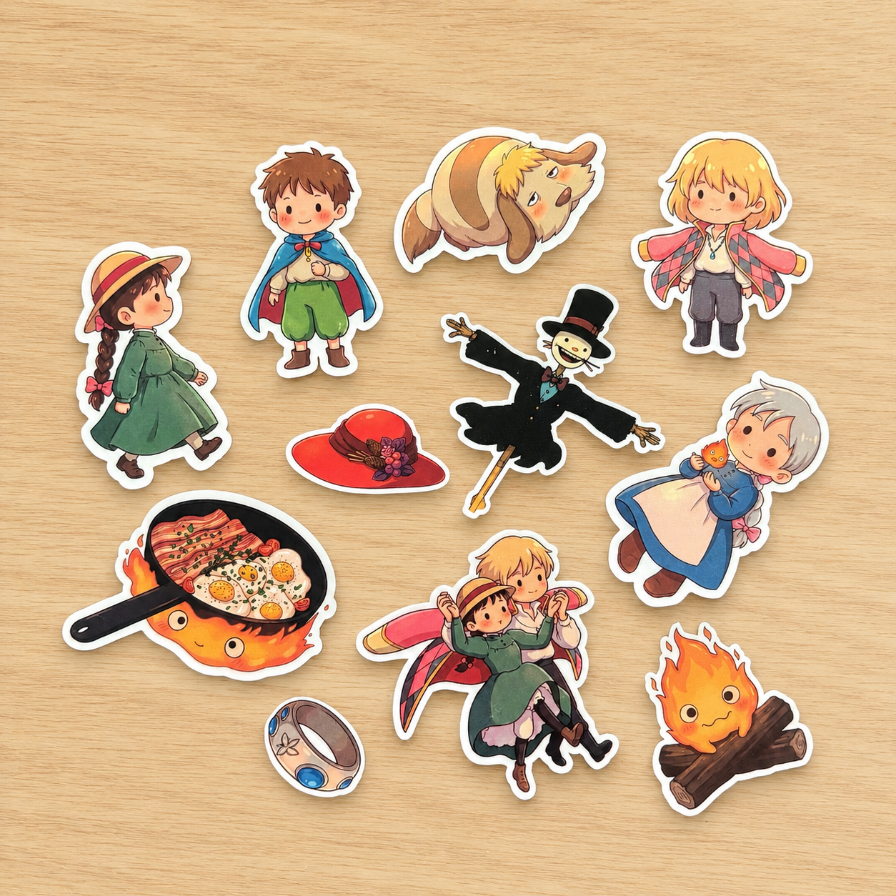 Howl's Moving Castle Sticker Pack