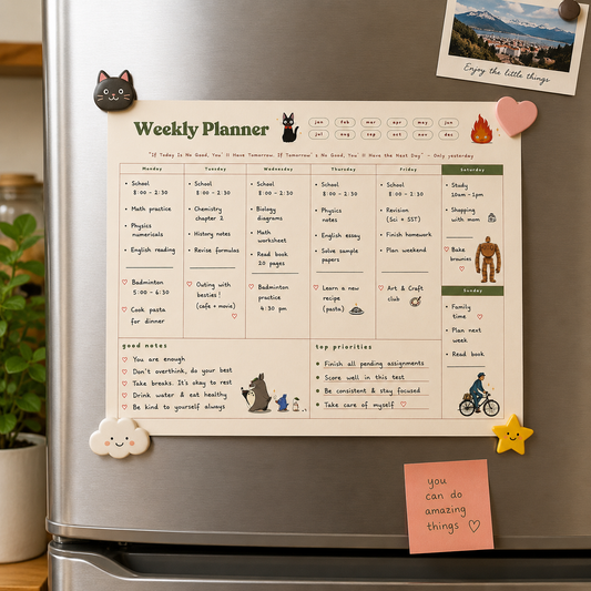 Studio Ghibli Weekly Planner