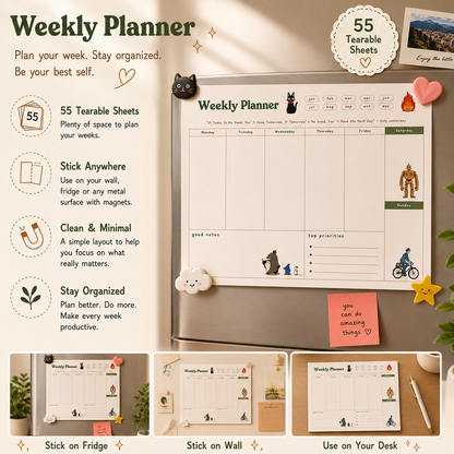 Studio Ghibli Weekly Planner