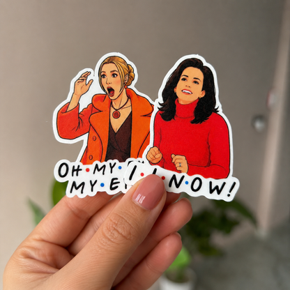 Friends Characters - Set of 6 Stickers