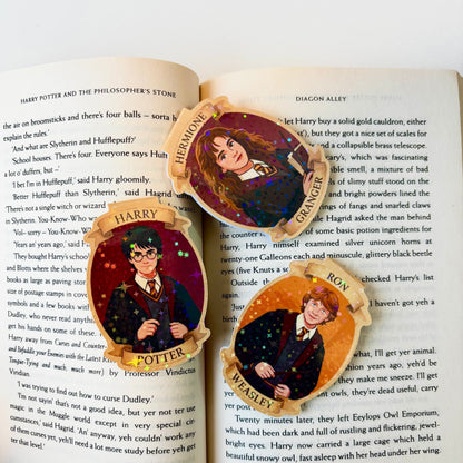Harry Potter Bookmarks - set of 3